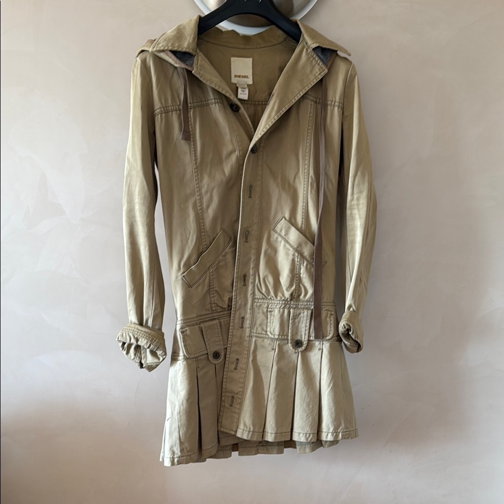 Diesel Khaki Cotton Jacket